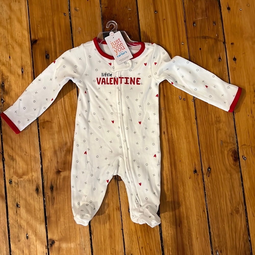 Newborn Valentine’s Day sleeper